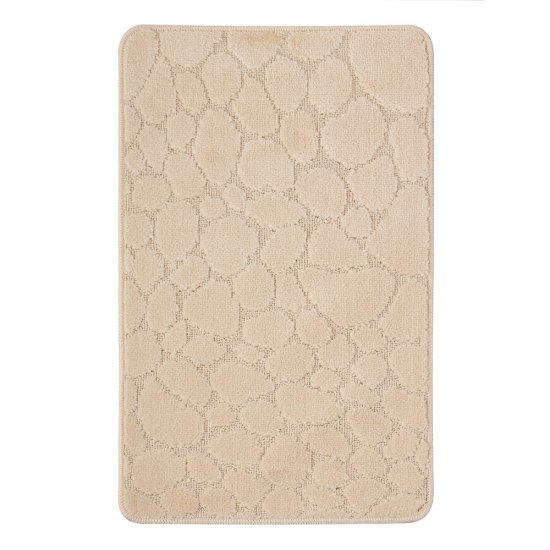 Коврик для ванной бежевый 50х80 см Fora Stone Natural (FOR-PP-STN50-80NAT)