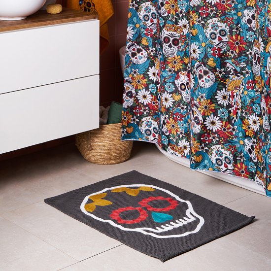 Коврик для ванной разноцветный 60х80 см Moroshka Los Muertos (A66-20)
