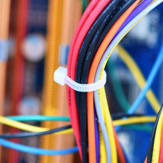 Стяжка кабельная Европартнер PRN 200х4,8 мм атмосферостойкая нейлоновая черная (500 шт.) (76062458)