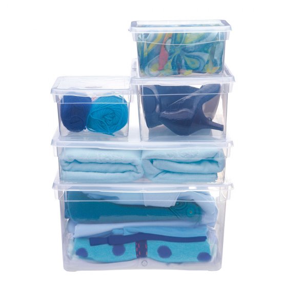 Контейнер для хранения Кристалл 330х190х120 мм 5 л с крышкой