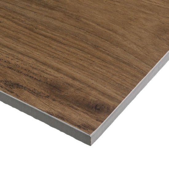 Керамогранит Kerranova Alleya темно-коричневый обрезной 1200х200х10 мм (7 шт.=1,68 кв.м)