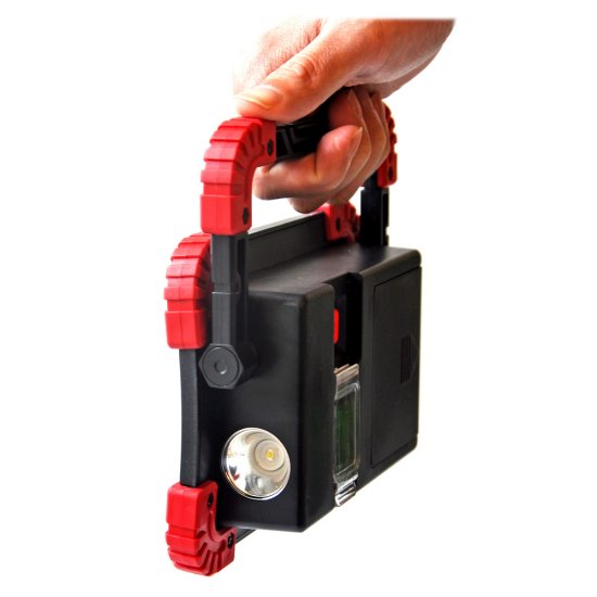 Фонарь прожектор Ritter светодиодный 2 LED 11 Вт аккумуляторный Li-Ion 2х1500 мАч пластик 3 режима (29132 9)