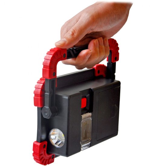 Фонарь прожектор Ritter светодиодный 2 LED 11 Вт аккумуляторный Li-Ion 2х1500 мАч пластик 3 режима (29131 2)