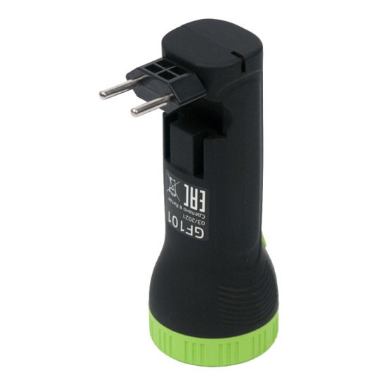 Фонарь ручной Gauss светодиодный 1 LED 1 Вт аккумуляторный Lead-acid 250 мАч пластик 2 режима (GF101)