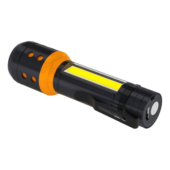 Фонарь ручной Фотон MSА-700 (23863) светодиодный 2 LED 2 Вт аккумуляторный Li-Pol 600 мАч алюминий 2 режима