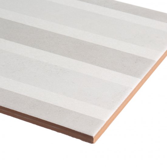 Плитка декор Нефрит Одри полоски серая 400x200x8 мм