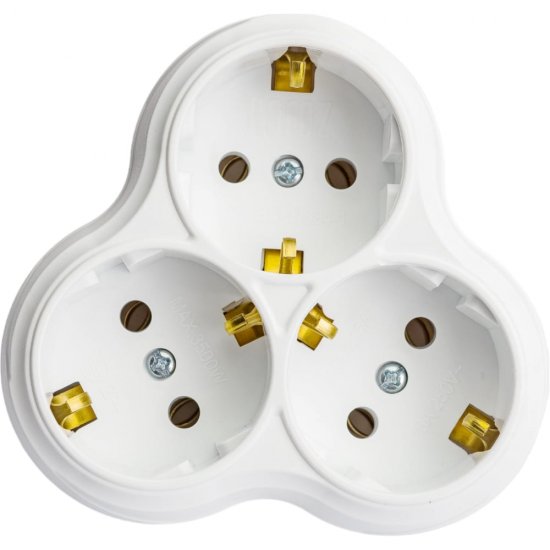 Тройная розетка HOROZ ELECTRIC 300-000-707