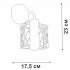 Бра Vitaluce E27 40 Вт 220 В черное IP20 (V4382-1/1A)