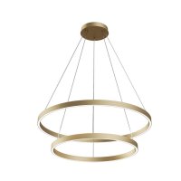 Светильник светодиодный подвесной Maytoni Rim 4000К 176 Вт 20 кв.м латунь IP20 (MOD058PL-L74BS4K)