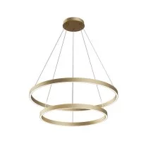 Светильник светодиодный подвесной Maytoni Rim 4000К 176 Вт 20 кв.м латунь IP20 (MOD058PL-L74BS4K)