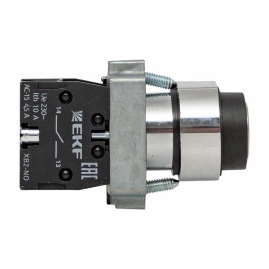 Переключатель EKF PROxima BG21 660 В 1NO IP65 2P с фиксацией с замком черный (xb2-bg21)