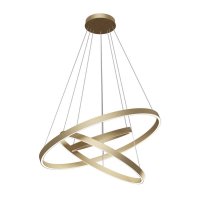 Светильник светодиодный подвесной Maytoni Rim 4000К 345 Вт 30 кв.м латунь IP20 (MOD058PL-L100BS4K)