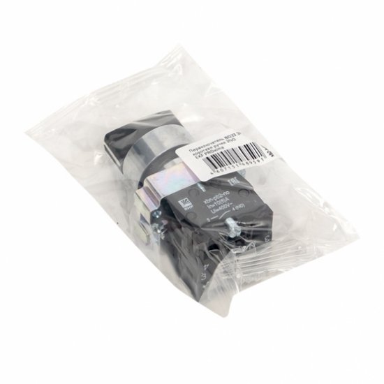 Переключатель EKF PROxima BD33 660 В 2NO IP65 3P с фиксацией черный (xb2-bd33-65)