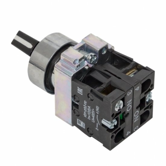 Переключатель EKF PROxima BD33 660 В 2NO IP65 3P с фиксацией черный (xb2-bd33-65)