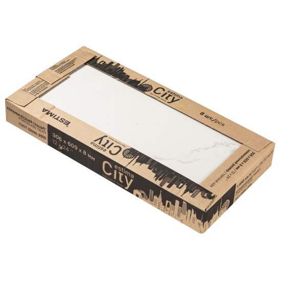 Керамогранит Estima Melody MO01 светло-серый 609х306х8 мм (8 шт.=1,488 кв.м)