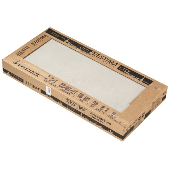 Керамогранит Estima Underground UN01 светло-серый 609х306х8 мм (8 шт.=1,488 кв.м.)