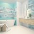 Плитка облицовочная Gracia Ceramica Marella Turquoise голубая 900х300х8 мм (5 шт.=1,35 кв.м)