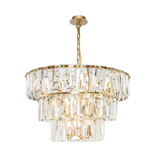 Люстра подвесная Maytoni Puntes E14 720 Вт 45 кв.м (MOD043PL-18G)