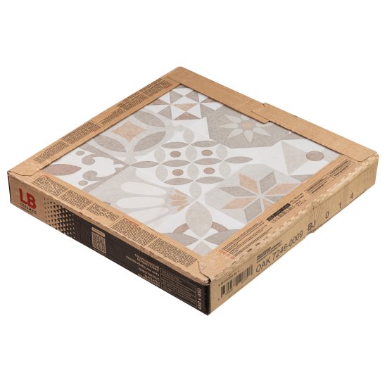 Керамогранит LB Ceramics Окленд пэчворк серый 450х450х8 мм (8 шт.=1,62 кв.м)