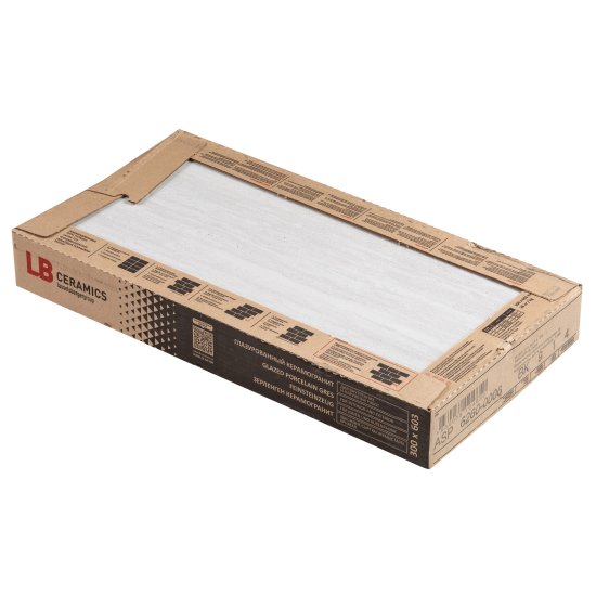 Керамогранит LB Ceramics Аспен светло-серый 603х300х8,5 мм (8 шт.=1,44 кв.м)