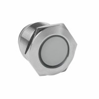 Лампа сигнальная EKF PROxima S-Pro67 24 В IP67 металлическая белая (s-pro67-352)