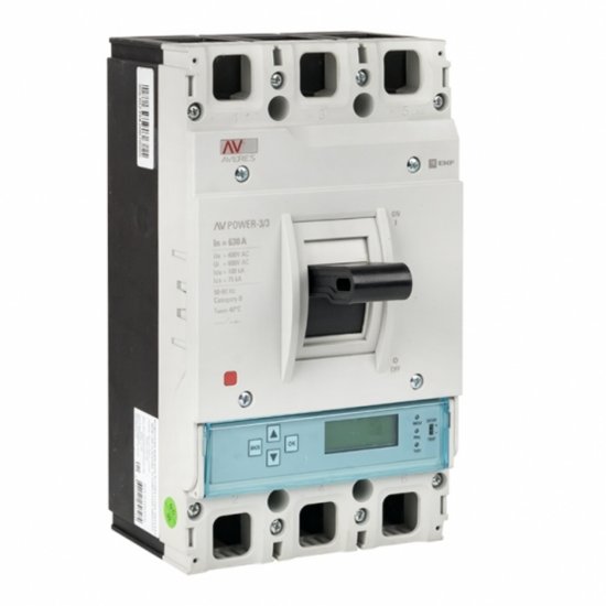 Автоматический выключатель в литом корпусе EKF AV POWER ETU2.0 3P 630А 50 кА 690 В (mccb-33-630-6.0-av)