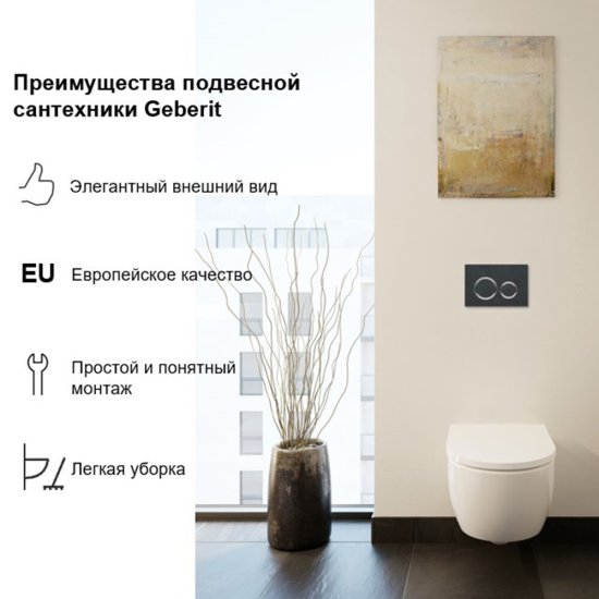 Клавиша смыва для инсталляций Geberit Sigma 01 хром глянцевый (115.770.21.5)