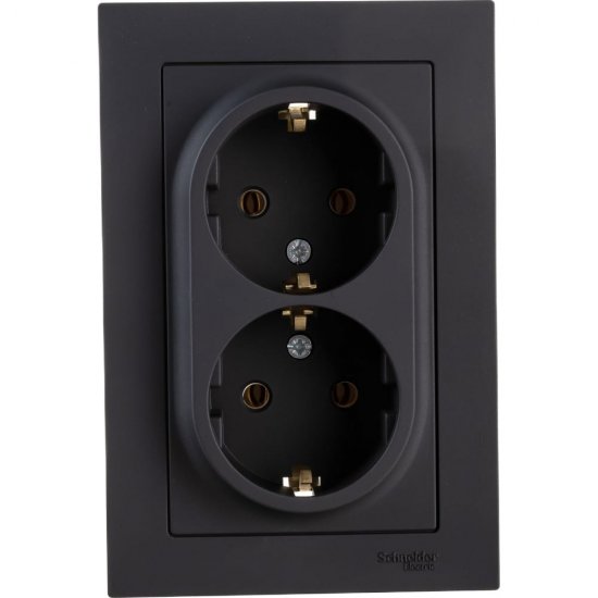 Двойная розетка Systeme Electric AtlasDesign
