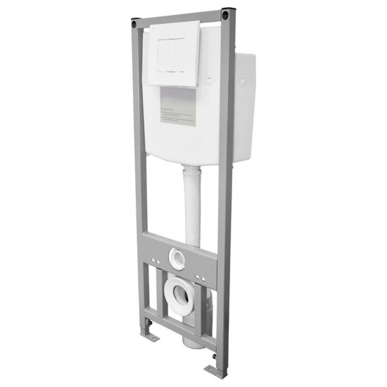 Инсталляция Di для подвесного унитаза с кнопкой белой (6551)