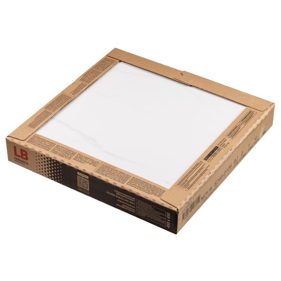 Керамогранит LB Ceramics Каррара белый 450х450х8 мм (8 шт.=1,62 кв.м)