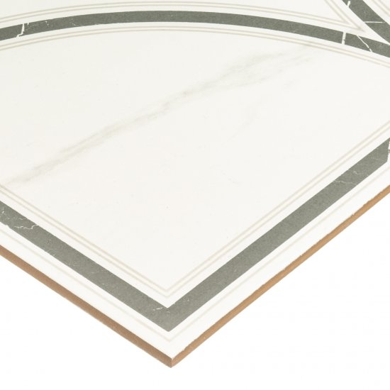 Керамогранит LB Ceramics Каррара Геометрия белый 450х450х8 мм