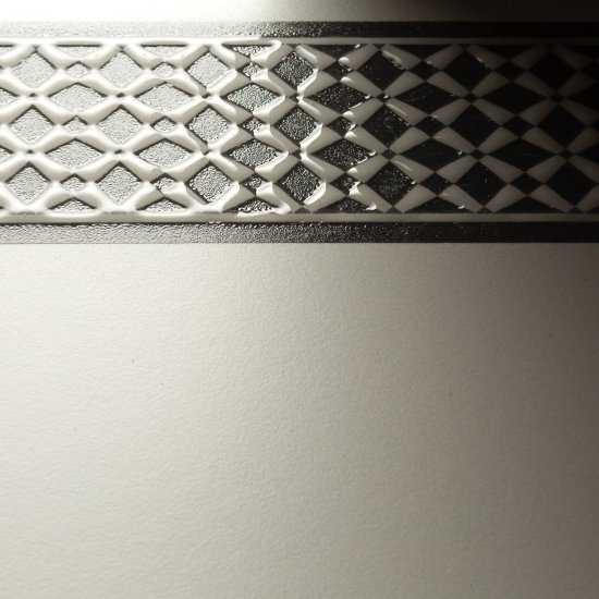 Керамогранит LB Ceramics Каррара Декор 1 белый 450х450х8 мм