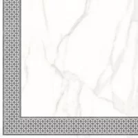 Керамогранит LB Ceramics Каррара Декор 2 белый 450х450х8 мм