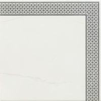 Керамогранит LB Ceramics Каррара Декор 2 белый 450х450х8 мм