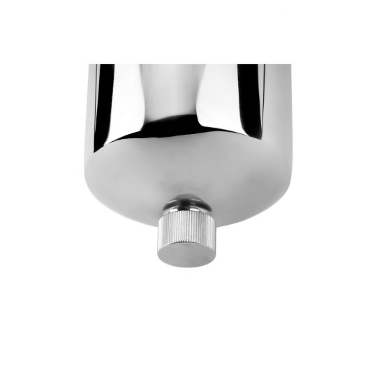 Корпус фильтра Гейзер Премьер для холодной и горячей воды нержавеющая сталь 10SL 1/2 НР(ш) х 1/2 НР(ш) серебро