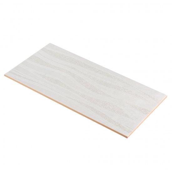 Плитка декор Нефрит Тендре волна серая 500x250x9 мм