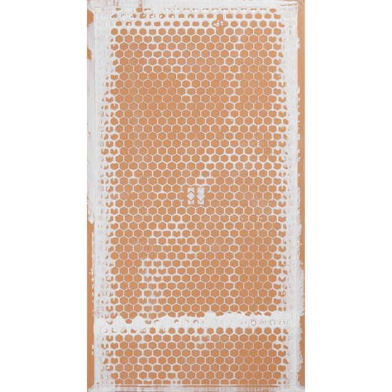 Плитка декор Нефрит Тендре волна серая 500x250x9 мм