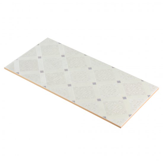 Плитка декор Нефрит Тендре геометрия серая 500x250x9 мм