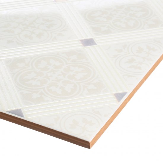 Плитка декор Нефрит Тендре геометрия серая 500x250x9 мм