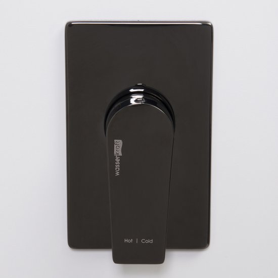 Смеситель для душа встраиваемый WasserKraft Glan однорычажный черный (6651)