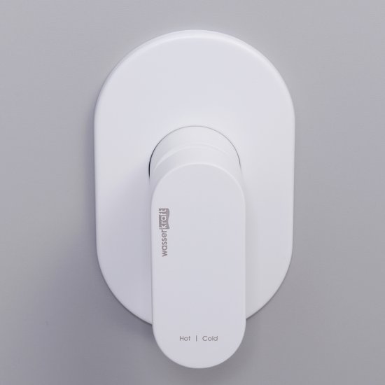 Смеситель для душа встраиваемый WasserKraft Mindel однорычажный белый (8551)