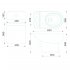 Унитаз-компакт Gesso Home de luxe W103 с горизонтальным выпуском с сиденьем дюропласт микролифт белый (9 015 618)