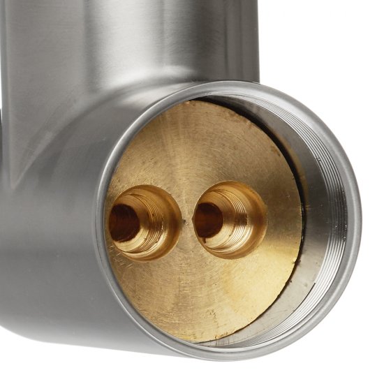 Смеситель для кухни Milardo Meal сатин с гибким изливом однорычажный (M01BN0FM05)