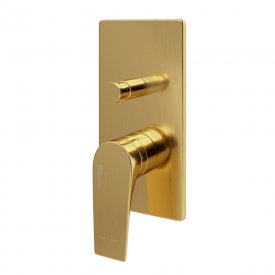 Смеситель для душа встраиваемый WasserKraft Aisch однорычажный золото (5561)