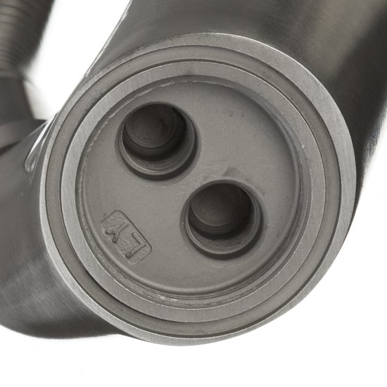 Смеситель для кухни Corsa Deco Light сталь с гибким изливом однорычажный (966365)