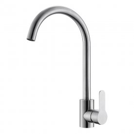 Смеситель для кухни Corsa Deco Creek нержавеющая сталь с высоким изливом однорычажный (966373)