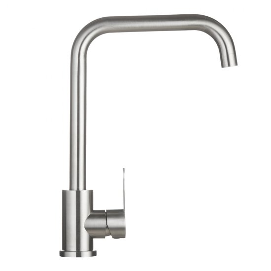 Смеситель для кухни Corsa Deco Everest нержавеющая сталь с высоким изливом однорычажный (966375)