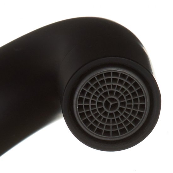 Смеситель для кухни Corsa Deco Everest черный с высоким изливом однорычажный (966376)