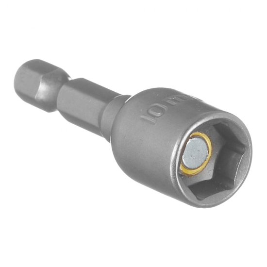 Адаптер для болтов и саморезов КМ магнитный 10 мм L45 мм шестигранная головка