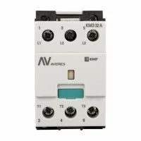Контактор Averes КМЭ (ctr-s-32-00-400-av) 400 В 32 А тип АС 3P малогабаритный